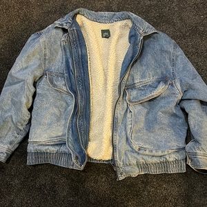 Fleece lined Jean Jacket
